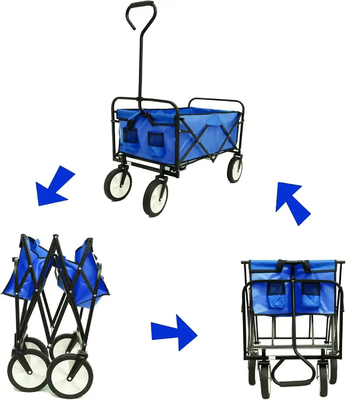 4 Wheels Foldable Shopping Wagon Modern Design for Easy and Convenient Shopping