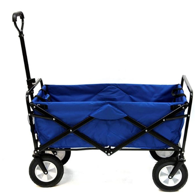 Convenient Collapsible Heavy Duty Utility Wagon For Outdoor Sports 265 Lbs Weight Capacity Camping Garden And Shopping