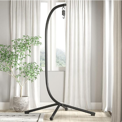 Black wirecutter Hammock Stand Sturdy Easy Assemble Includes Instructions