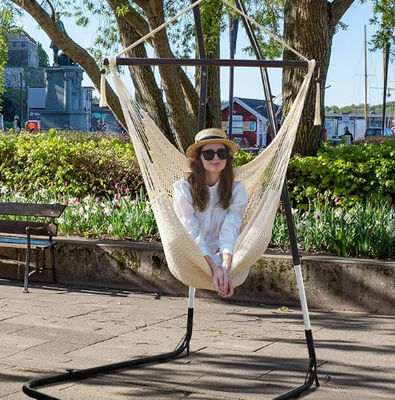 Relaxation with Indoor Hammock Stand and Port Loading at Qingdao Port