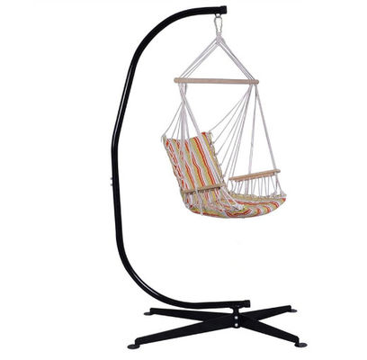 Qingdao Port Of Loading Wrought Iron Hammock Stand Up To 80kg Weight Capacity Lightweight and Sturdy