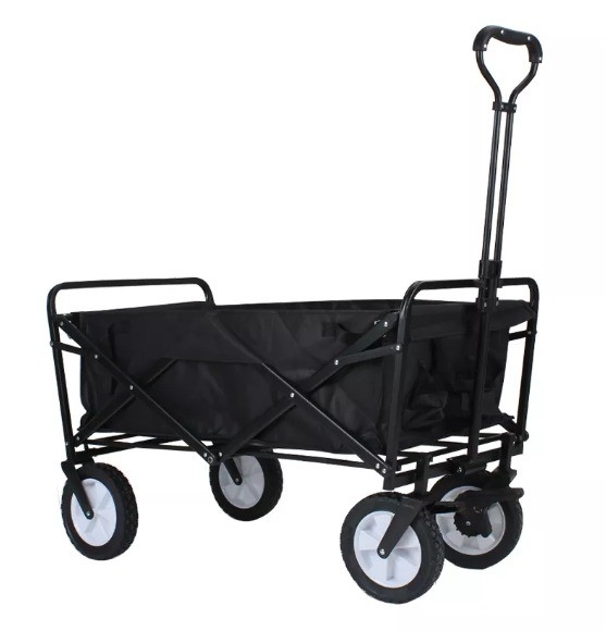 Adjustable Folding Garden Wagon Space Saving And Convenient For Household