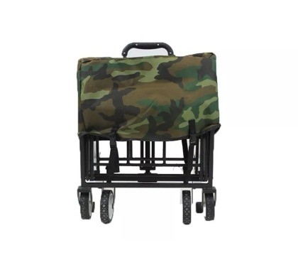 Versatile Four-wheel Folding Wagon for Camping Beach Picnic Sports Portable and Sturdy