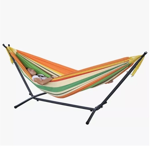 Light Weight Portable Solid Canvas Hammock Stand for Outdoor Modern Outdoor Furniture