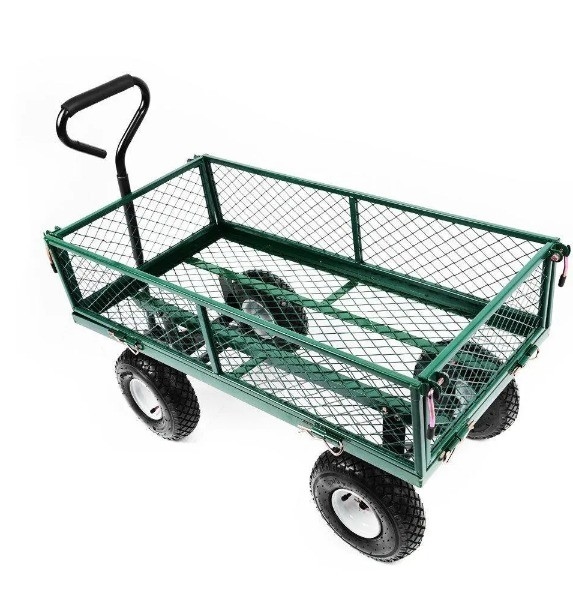 Easy Storage Garden Wagon Cart Easy Maintenance Outdoor Folding Wagon