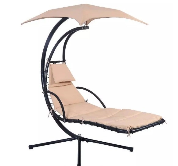 Living Room C Frame Chair Stand Corrosion Resistance C Style Hammock Stand