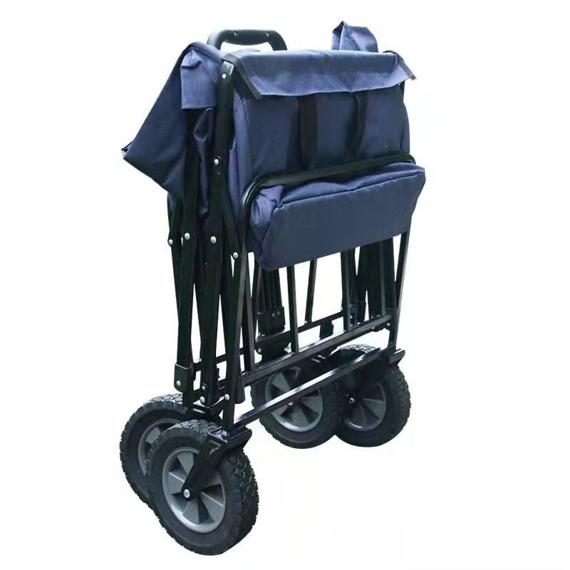 Outdoor Portable Folding Trolley Utility Wagon Perfect for Camping and Beach Travel