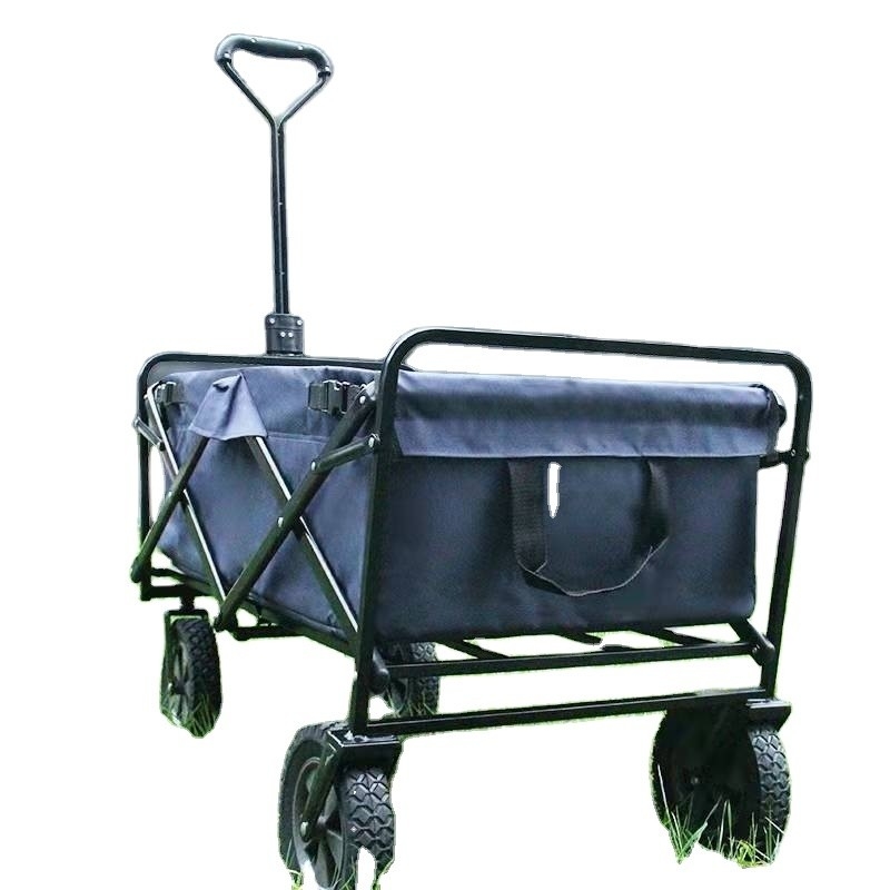 Green Steel Custom Logo Outbiard Cart Folding Trolley with 260KGS Weight Capacity