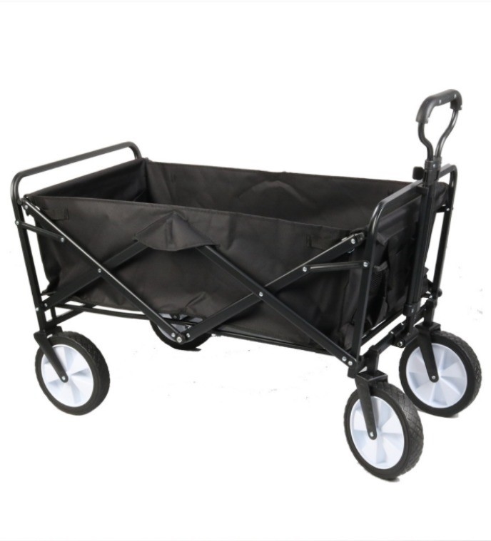 Versatile Utility Cart with Heavy Duty Steel Construction and Easy Folding Design
