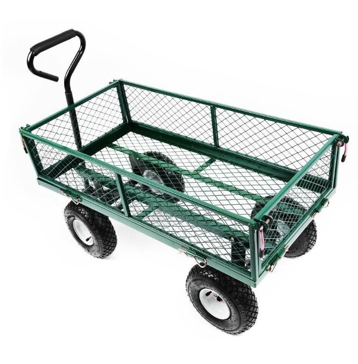 Corrosion Proof Heavy Duty Garden Cart With 17KG Capacity High Efficiency