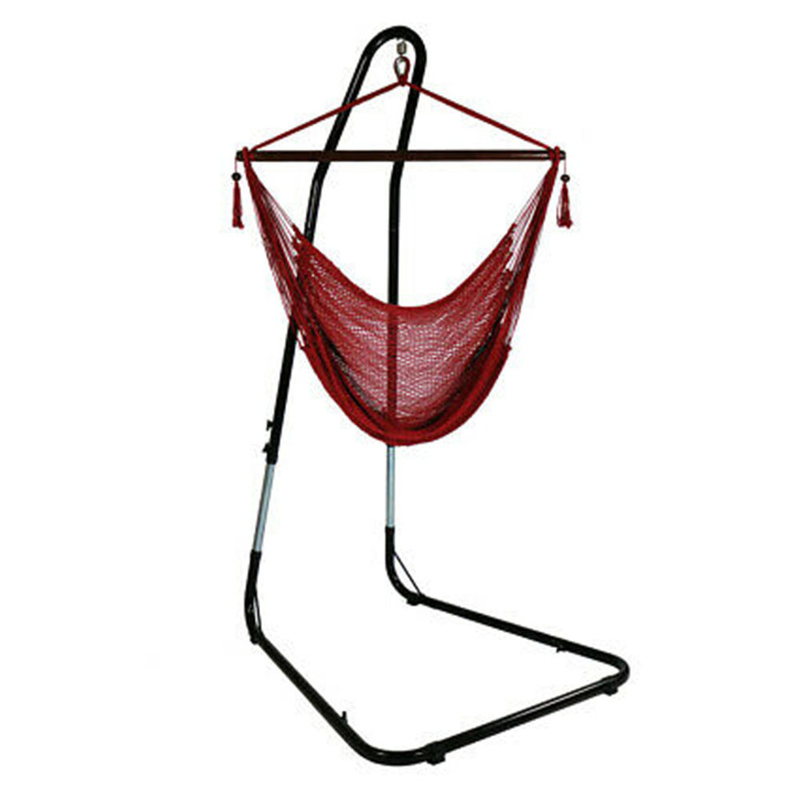 Multiple Weather Resistant Curved Hammock Chair Swing Stand For Hanging Chair Lounger