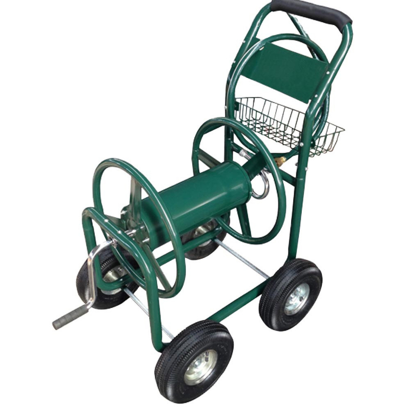 Two-Wheel Outdoor Heavy Duty Water Hose Reel Cart for Garden Yard Planting Farm