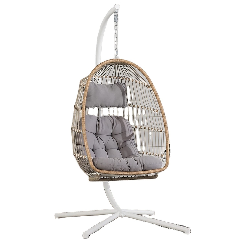 260KGS Weight Capacity Metal C Style Type Frame Hammock Chair Stand for Outdoor Leisure
