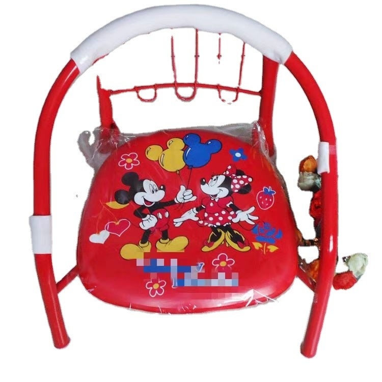 Living Room Childs Folding Chair Corrosion Proof Childrens Metal Chairs