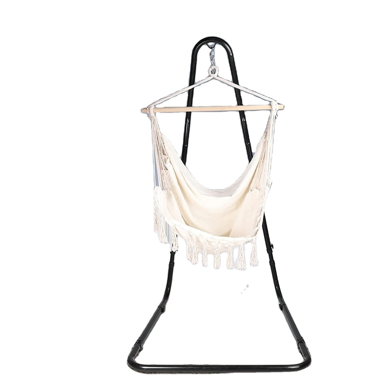 17.5kg Height Adjustable Solid Steel Construction Hanging Hammock Chair Stand