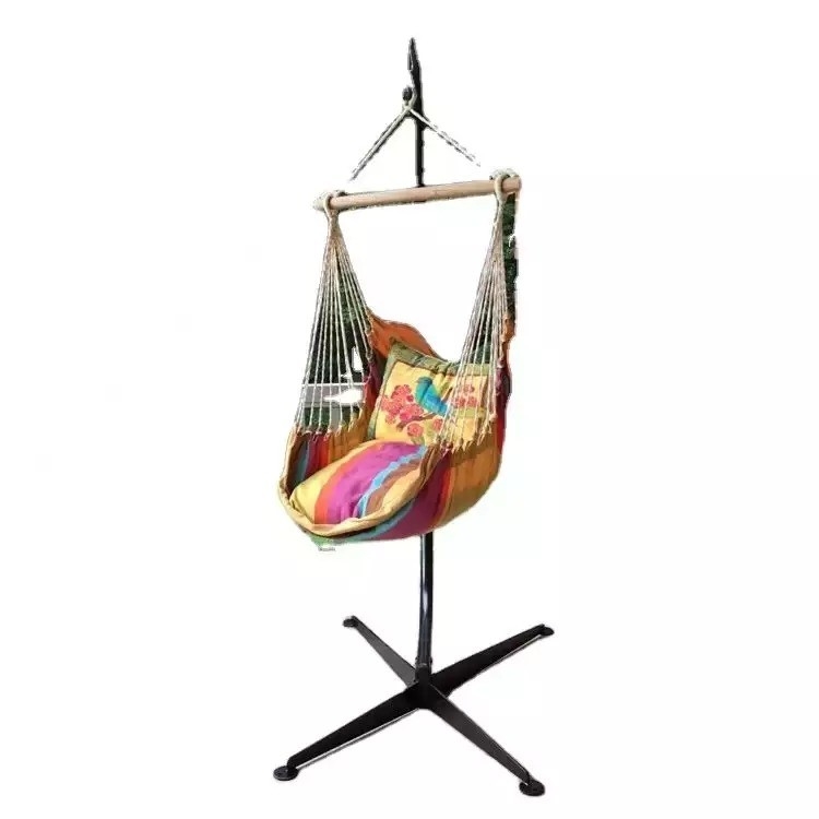 Easy Collapsible Heavy Duty C Frame Hammock Stand for Outdoor Relaxation