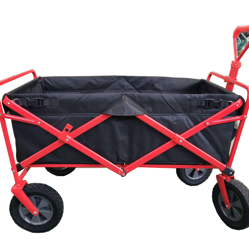 Stainless Steel Collapsible Folding Utility Cart For Camping And Beach