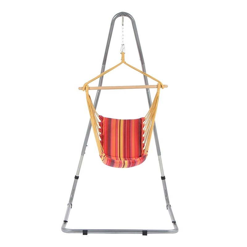 17.5kg Lightweight Free Standing Hammock Swing Chair Stand for Easy Collapsible