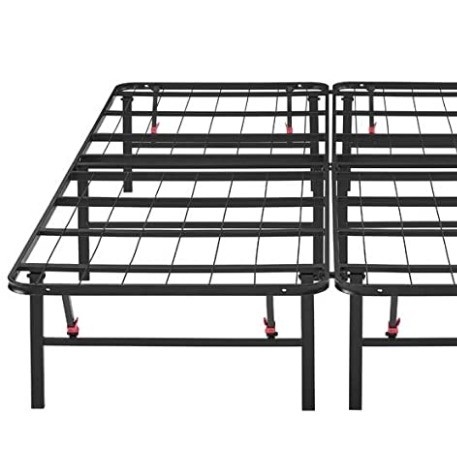 Metal Frame Foldable Bed Stainless Steel Single Strong Bedroom Furniture for Home