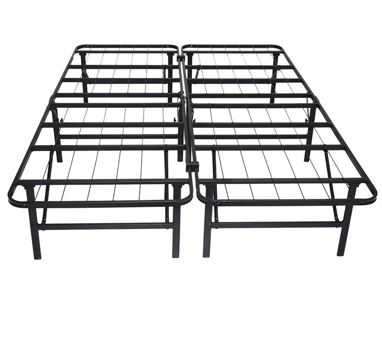 Stainless Steel Frame Single Metal Bed Detachable and Foldable for Bedroom in Hotels