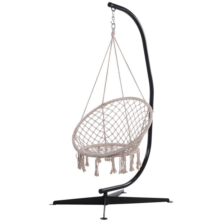 Convenient Steel Stand For Hammock Chair 260KGS Weight Capacity Qingdao Port Loading