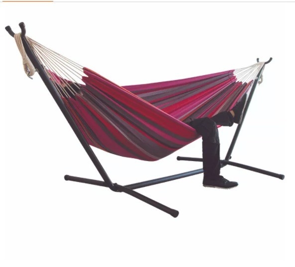 Outdoor Furniture Cotton Hammock Stand Swings for Garden and Camping