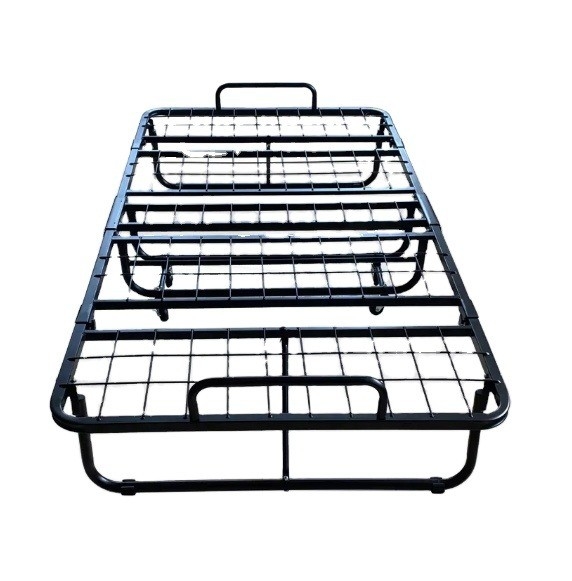 Hotel Black Folding Rollaway Bed for Convenient and Comfortable Sleeping Arrangements