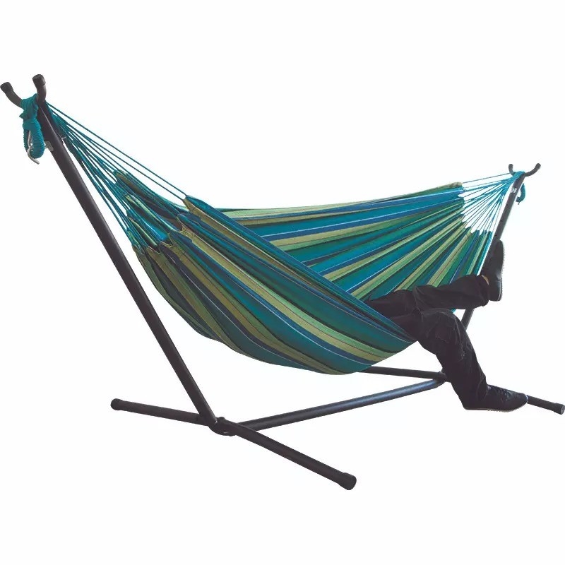 Modern Design Style Outdoor Garden Hammock With Stand Portable Swing Standing Hammock 300LBS
