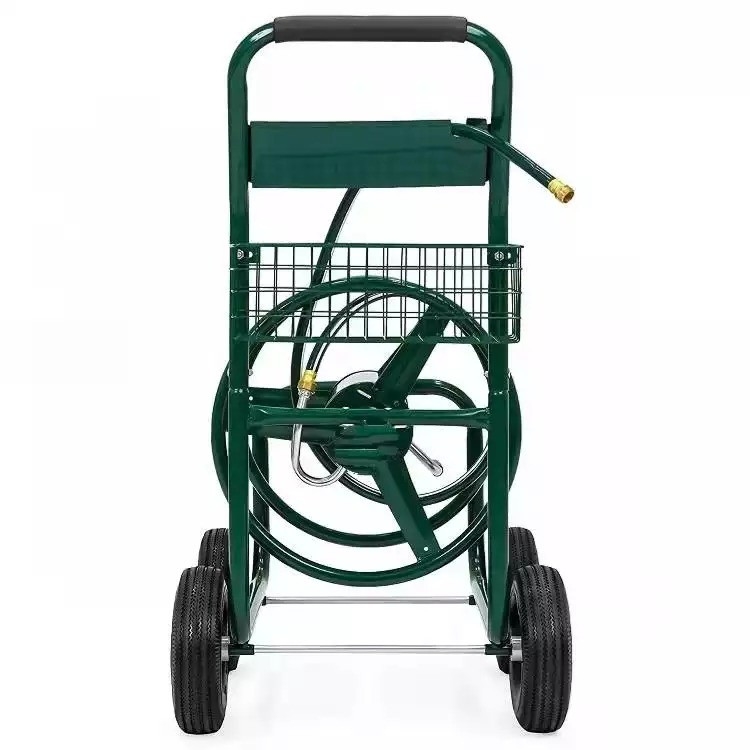 60*102*42.5 Dimension Heavy Duty Garden Yard Water Planting Hose Reel Cart Portable
