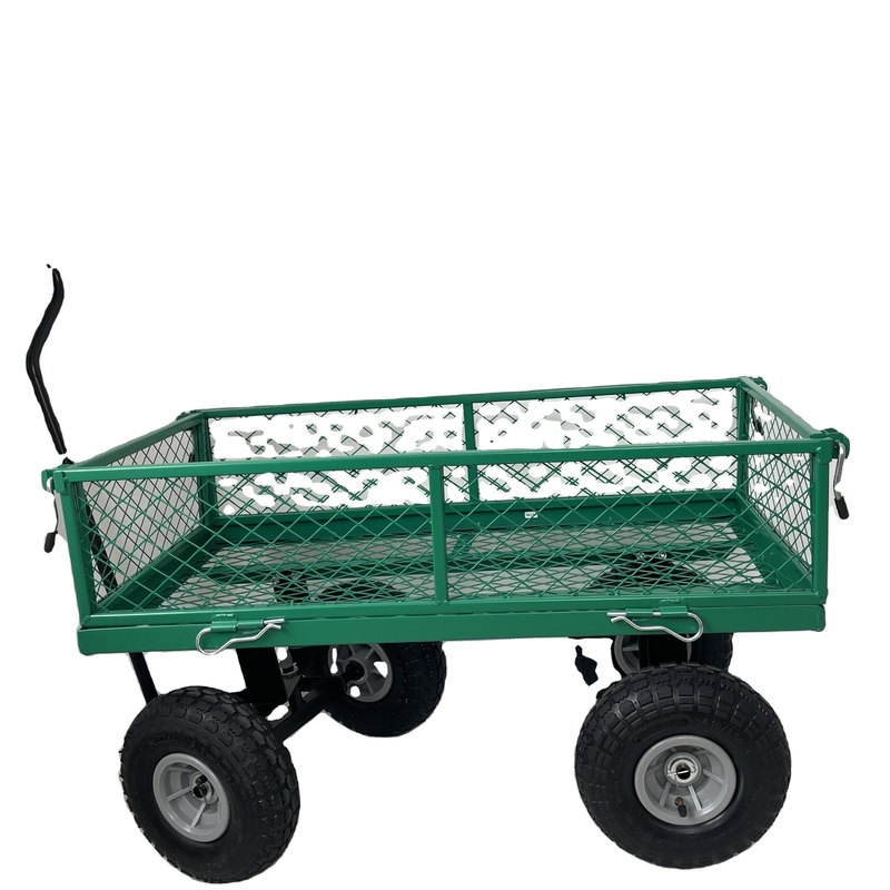 Four-wheel Mesh Trolley Moving Carts with 86*46*85 Dimension and 300KGS Weight Capacity