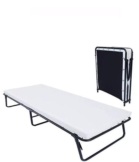Foldable Style Soft Bed Small Double Space-Saving Guest Bunk Bed with Sprung Mattress