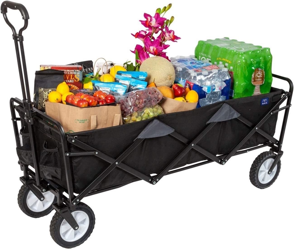 Outdoor Camping Multi-function Tool Cart with Four Wheels and 260KGS Weight Capacity