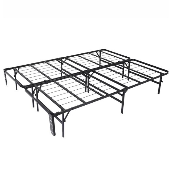 Upgrade Your Sleep Experience with our Simple and Durable Folding King Iron Frame Bed