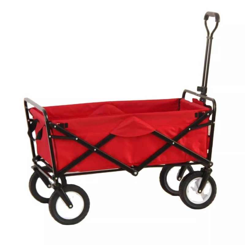 Outdoor Activities Hand Carts Trolleys with 260KGS Weight Capacity Foldable Wagon