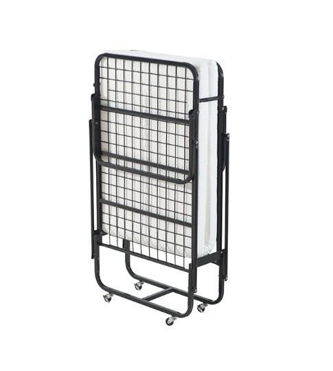 Hotel Bedroom Furniture Metal Folding Bed with Customized Legs and Material Design