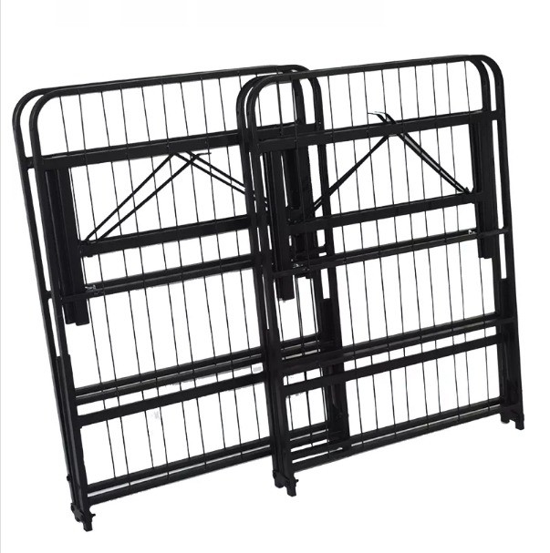 Bedroom Metal Bed Frame Split Queen Split King Folding Beds with Modern Design Style