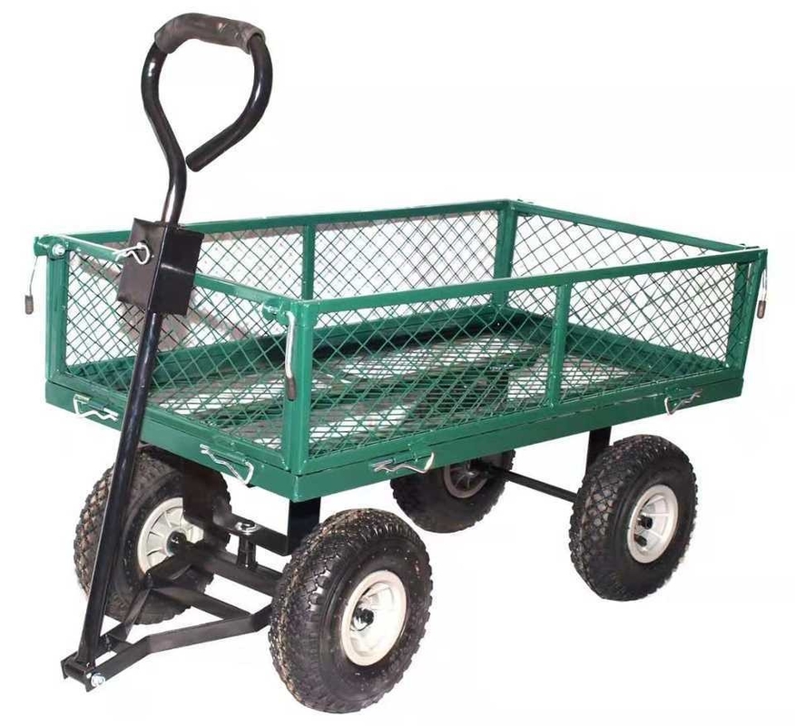 300LBS Heavy Duty Lawn Garden Yard Trolley Wagon Cart for Tools