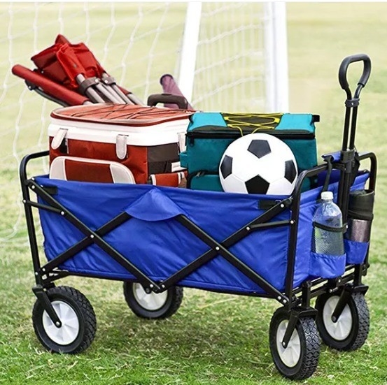 Climb Stair Shopping Trolley Foldable Hand Cart 4 Wheels 260KGS Weight Capacity for Tools
