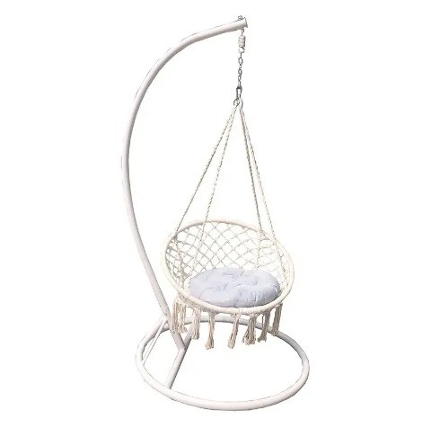 Toddlers And Adults Tassel Hanging Chair for Easy Collapsible Storage and Relaxation