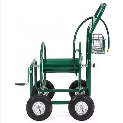 19LBS Heavy Duty Hose Reel Cart Convenient Compact And Lightweight