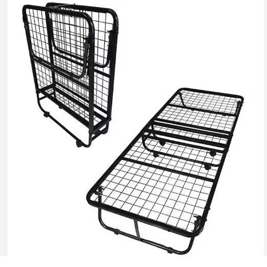 Customized Foldable Metal Bed Frame Living Room Sturdy And High Strength