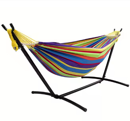 Outdoor Furniture Wrought Iron Hammock Stand For Soft And Comfortable Relaxation