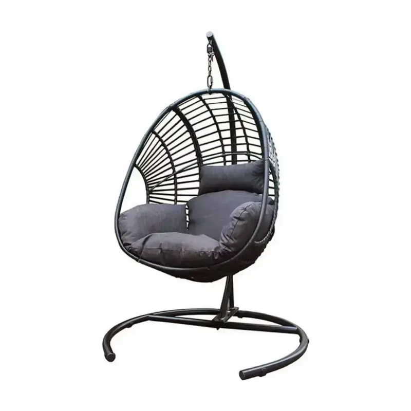 Outdoor Furniture Wrought Iron Hammock Stand Soft Comfortable For Relaxing Relaxation