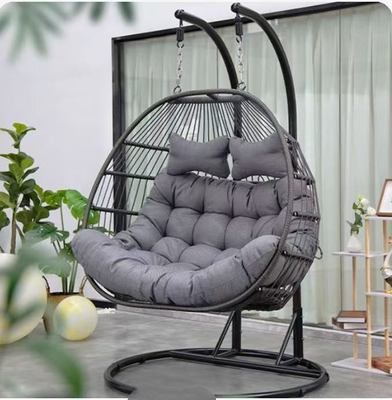Outdoor Wrought Iron Hammock Stand With Iron Tube Frame And Non Mail Packing